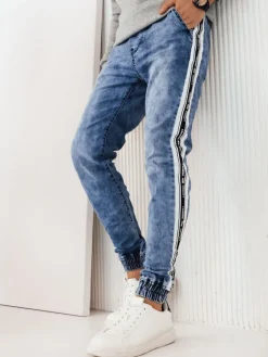 Spodnie Męskie|Jeansy Męskie>Dstreet Spodnie męskie jeansowe joggery niebieskie UX4224