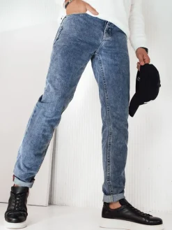 Spodnie Męskie|Jeansy Męskie>Dstreet Spodnie męskie jeansowe niebieskie UX4238