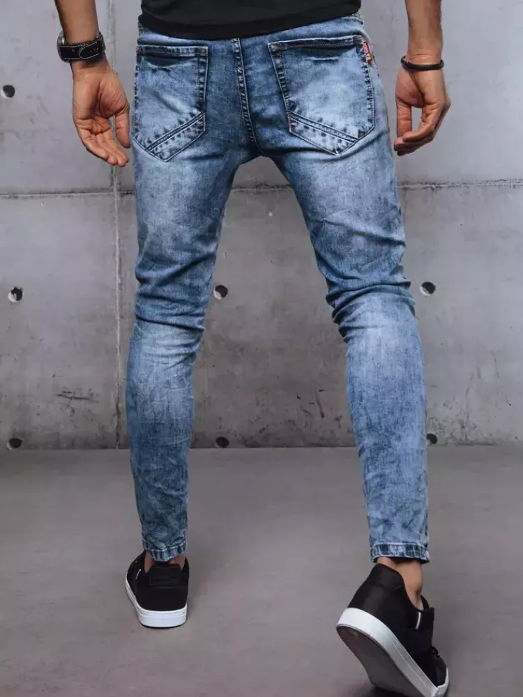 Spodnie Męskie|Jeansy Męskie>Dstreet Spodnie męskie jeansowe niebieskie UX3593