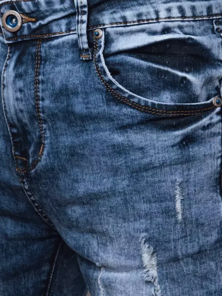 Spodnie Męskie|Jeansy Męskie>Dstreet Spodnie męskie jeansowe niebieskie UX3593