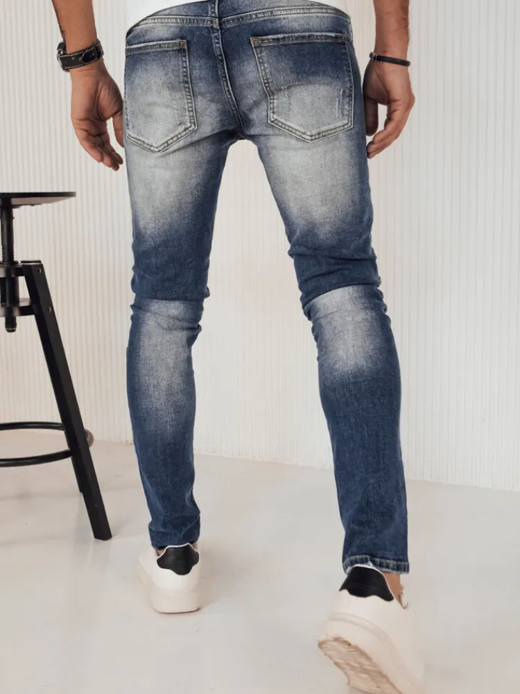 Spodnie Męskie|Jeansy Męskie>Dstreet Spodnie męskie jeansowe niebieskie UX4154