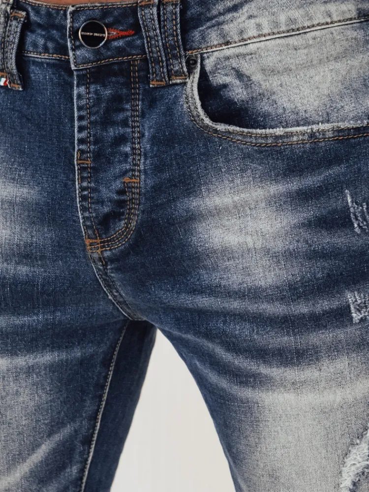 Spodnie Męskie|Jeansy Męskie>Dstreet Spodnie męskie jeansowe niebieskie UX4154