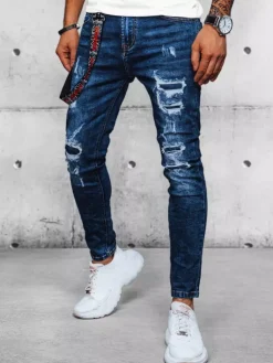 Spodnie Męskie|Jeansy Męskie>Dstreet Spodnie męskie jeansowe niebieskie UX3934