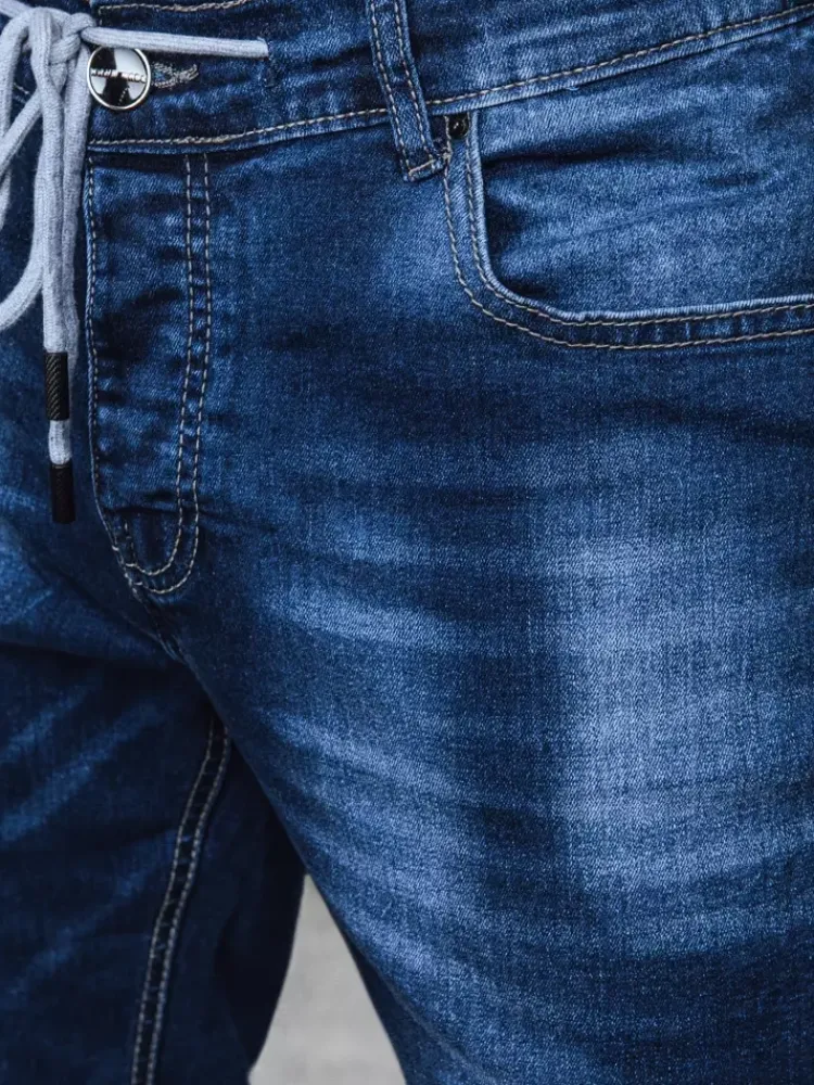 Jeansy Męskie|Spodnie Męskie>Dstreet Spodnie męskie jeansowe niebieskie UX3940