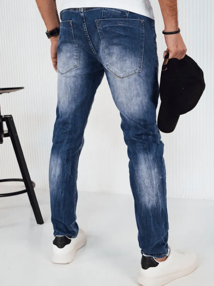 Spodnie Męskie|Jeansy Męskie>Dstreet Spodnie męskie jeansowe niebieskie UX4143