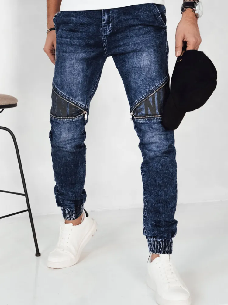 Spodnie Męskie|Jeansy Męskie>Dstreet Spodnie męskie jeansowe niebieskie UX4135