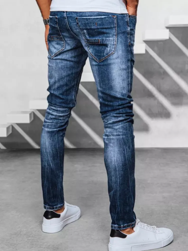 Spodnie Męskie|Jeansy Męskie>Dstreet Spodnie męskie jeansowe niebieskie UX3948