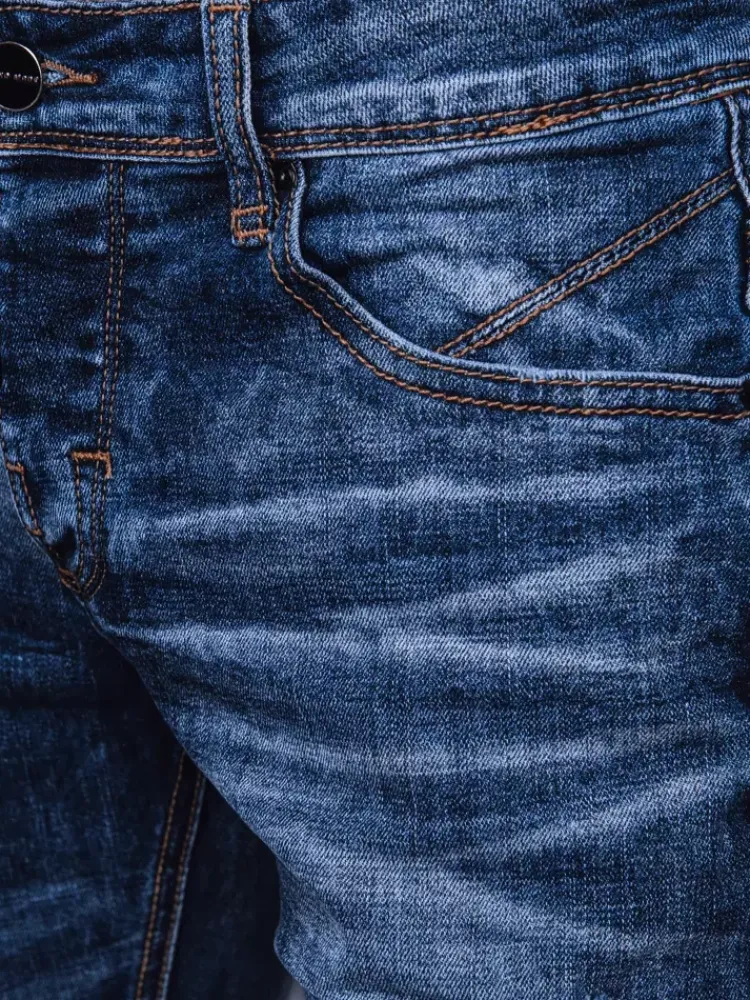 Spodnie Męskie|Jeansy Męskie>Dstreet Spodnie męskie jeansowe niebieskie UX3948