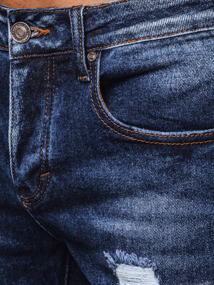 Spodnie Męskie|Jeansy Męskie>Dstreet Spodnie męskie jeansowe niebieskie UX4100