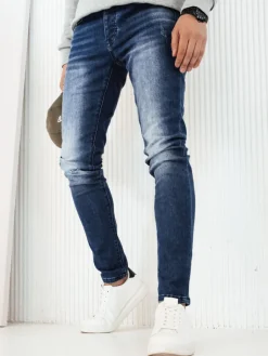 Spodnie Męskie|Jeansy Męskie>Dstreet Spodnie męskie jeansowe niebieskie UX4242