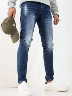 Spodnie Męskie|Jeansy Męskie>Dstreet Spodnie męskie jeansowe niebieskie UX4242