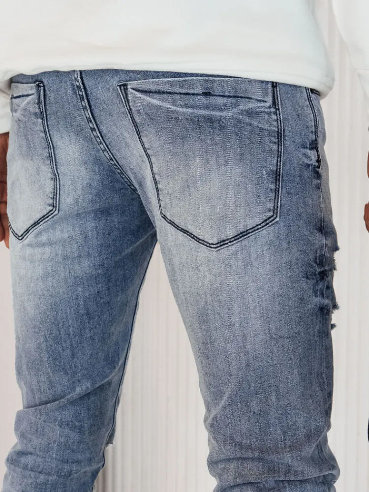 Spodnie Męskie|Jeansy Męskie>Dstreet Spodnie męskie jeansowe niebieskie UX4232