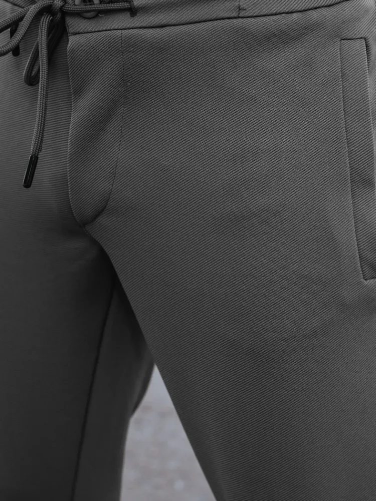 Spodnie Męskie>Dstreet Spodnie męskie joggery ciemnoszare UX4265