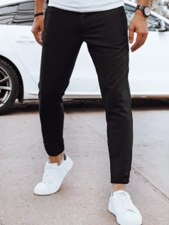 Spodnie Męskie|Wyjątkowe Okazje>Dstreet Spodnie męskie joggery czarne UX4263
