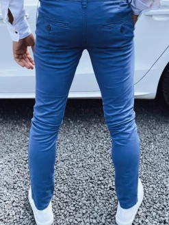 Spodnie Męskie>Dstreet Spodnie męskie niebieskie UX4347