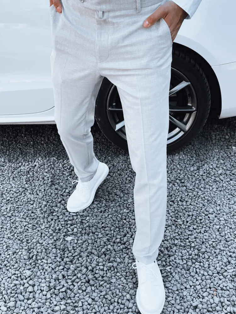 Wyjątkowe Okazje|Spodnie Męskie>Dstreet Spodnie męskie szare UX4289