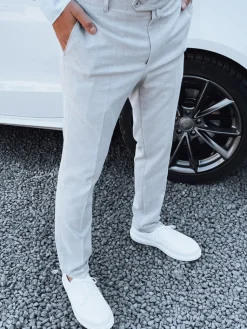 Wyjątkowe Okazje|Spodnie Męskie>Dstreet Spodnie męskie szare UX4289