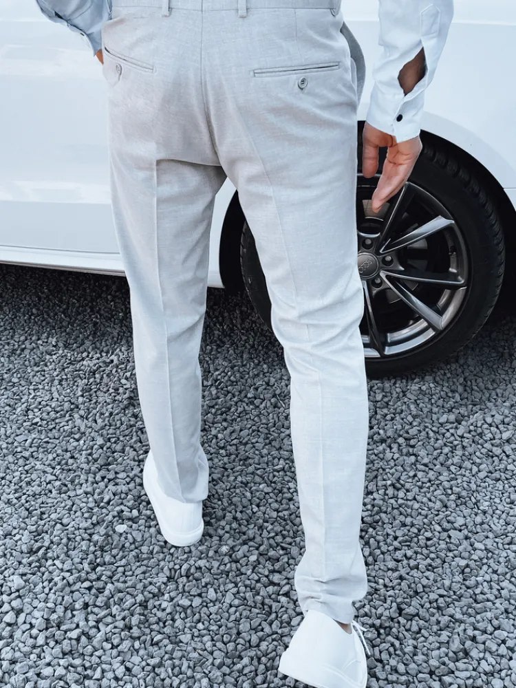 Wyjątkowe Okazje|Spodnie Męskie>Dstreet Spodnie męskie szare UX4289