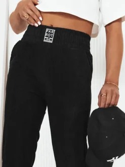 Spodnie Damskie>Dstreet Spodnie sztruksowe damskie LORIST granatowe UY2054