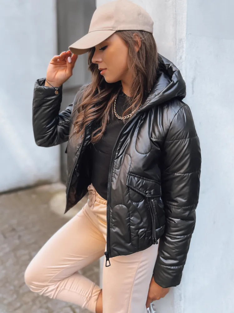 Kurtki Damskie>Dstreet Sportowa kurtka damska pikowana LILYWOOL czarna TY3713