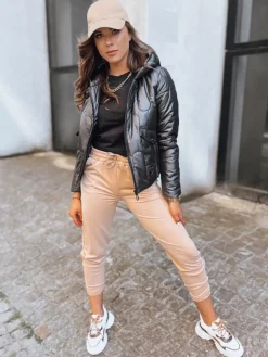 Kurtki Damskie>Dstreet Sportowa kurtka damska pikowana LILYWOOL czarna TY3713