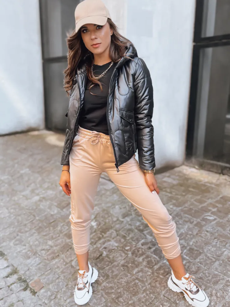 Kurtki Damskie>Dstreet Sportowa kurtka damska pikowana LILYWOOL czarna TY3713