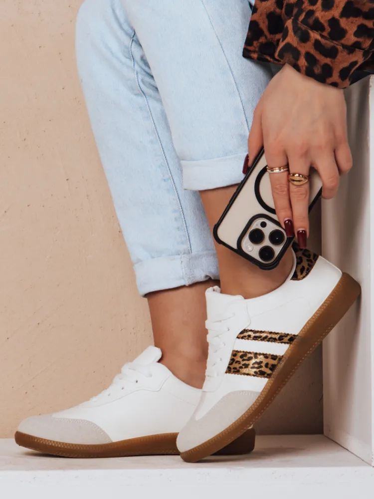 Buty Sportowe|Sneakersy>Dstreet Sportowe sneakersy damskie NISTI białe ZY0698