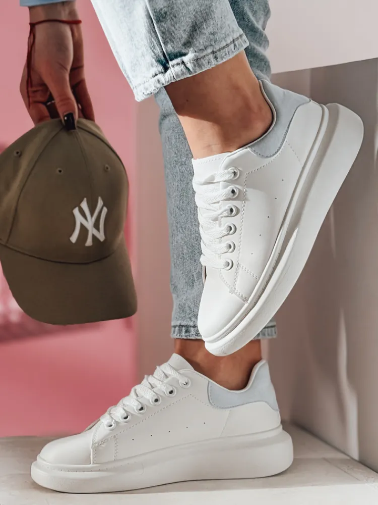 Buty Sportowe|Sneakersy>Dstreet Sportowe sneakersy damskie DOMINI jasnoniebieskie ZY0668