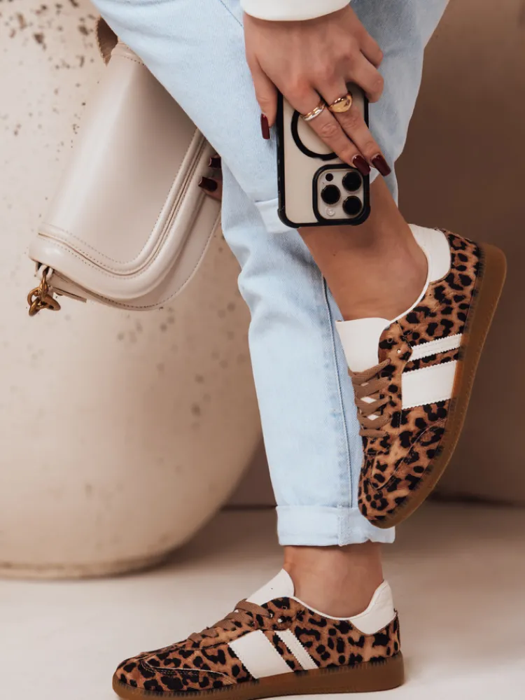 Buty Sportowe|Sneakersy>Dstreet Sportowe sneakersy damskie ANIMALIA pomarańczowe ZY0710