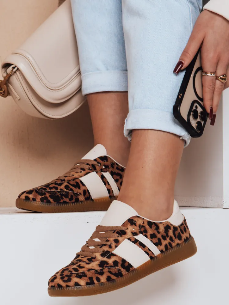 Buty Sportowe|Sneakersy>Dstreet Sportowe sneakersy damskie ANIMALIA pomarańczowe ZY0710