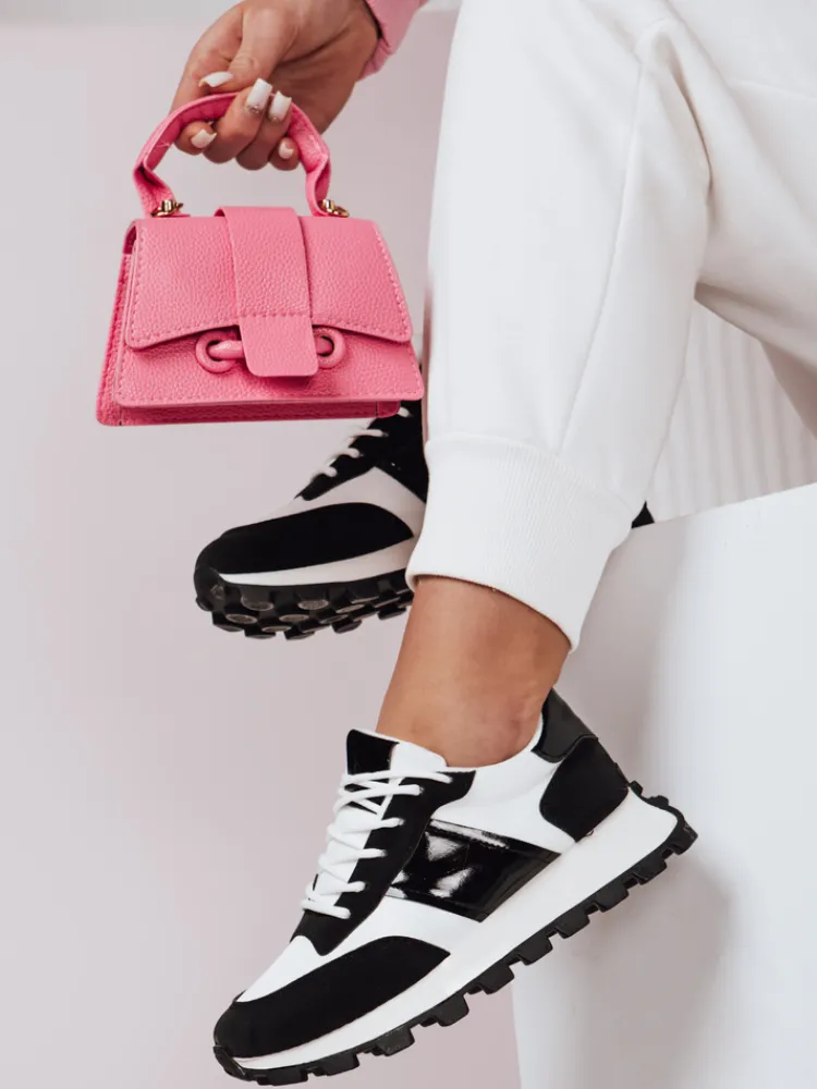 Buty Sportowe|Sneakersy>Dstreet Sportowe sneakersy damskie EASYSTEP czarne ZY0614