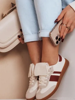 Sneakersy|Buty Sportowe>Dstreet Sportowe sneakersy damskie SNIKAR czerwone ZY0642