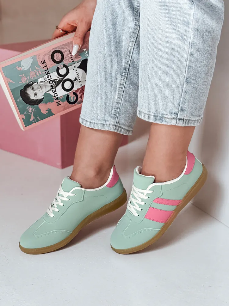 Sneakersy|Buty Sportowe>Dstreet Sportowe sneakersy damskie NISTI zielone ZY0919