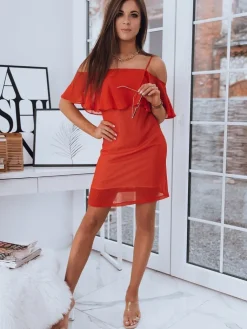 Sukienki>Dstreet Sukienka ALISS czerwona EY1507