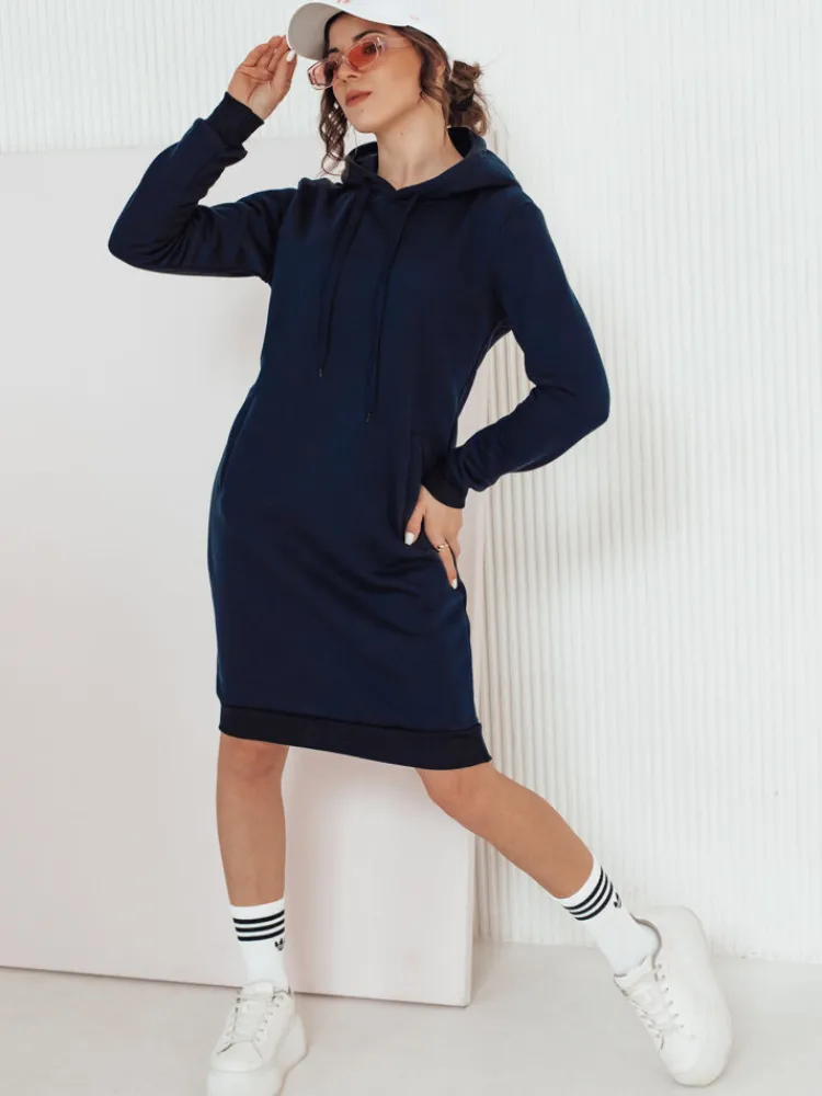 Sukienki>Dstreet Sukienka bluzowa GARNET granatowa EY2143