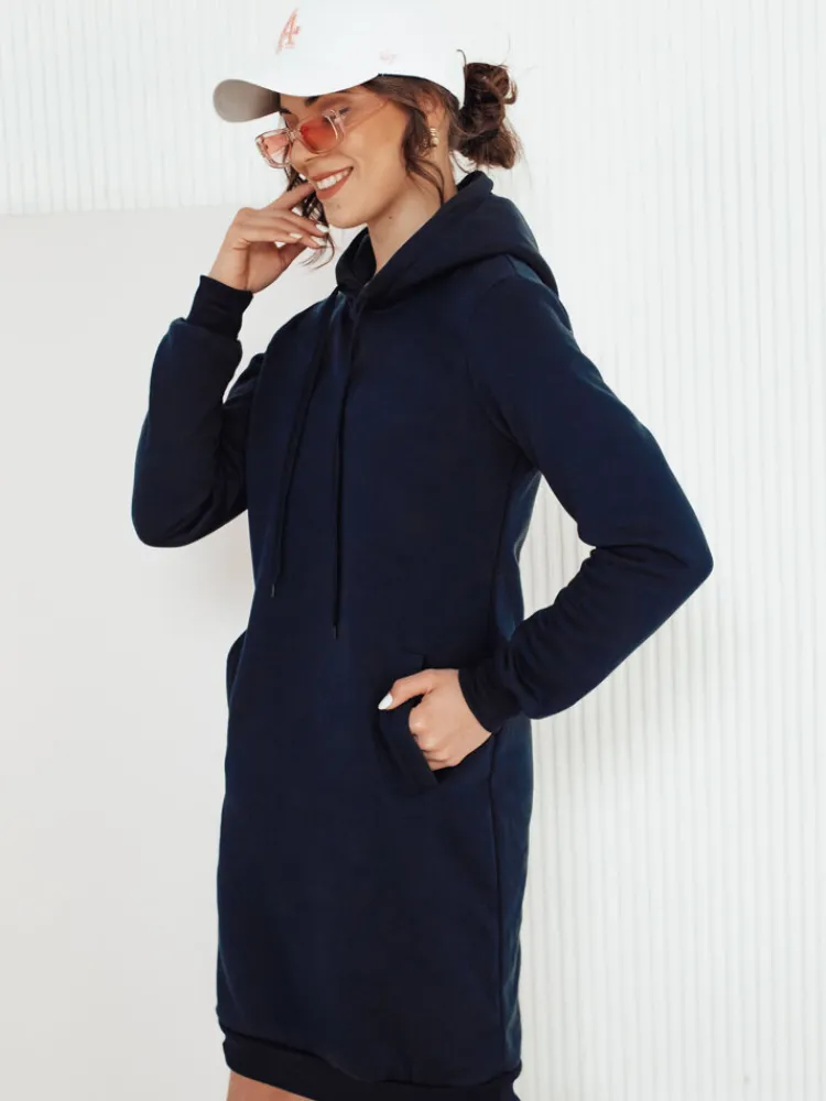 Sukienki>Dstreet Sukienka bluzowa GARNET granatowa EY2143