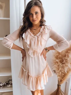 Sukienki>Dstreet Sukienka GABRIELA różowa EY2329