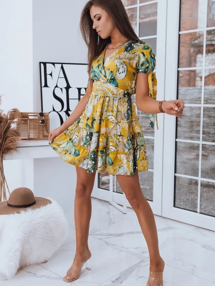 Sukienki>Dstreet Sukienka LANCELLO żółta EY1603