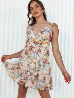 Sukienki>Dstreet Sukienka LAVENDEL różowa EY2504