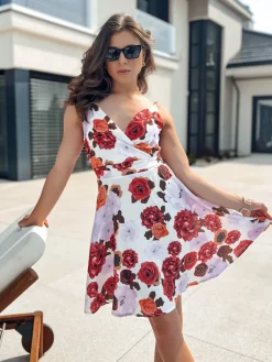 Sukienki>Dstreet Sukienka LUMINA biała EY2488