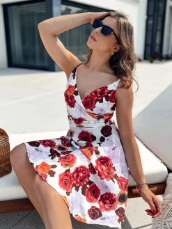 Sukienki>Dstreet Sukienka LUMINA biała EY2488