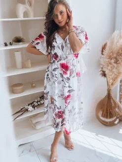 Sukienki>Dstreet Sukienka LUNNA biała EY2318