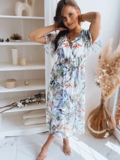 Sukienki>Dstreet Sukienka LUNNA biała EY2320