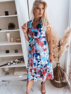 Sukienki>Dstreet Sukienka MADAM niebieska EY1811z