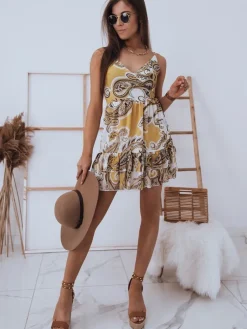 Sukienki>Dstreet Sukienka MADI ecru EY1532