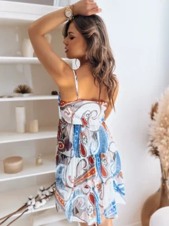 Sukienki>Dstreet Sukienka MADISSON ecru EY2323