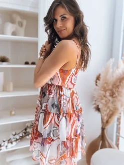 Sukienki>Dstreet Sukienka MADISSON ecru EY2324