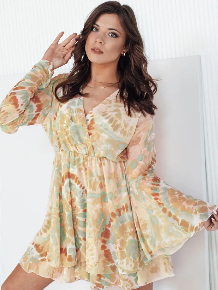 Sukienki>Dstreet Sukienka mini FLOWNESA multikolor EY2454