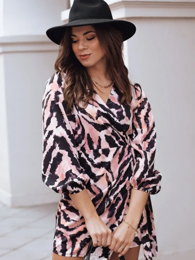 Sukienki>Dstreet Sukienka mini GLIMMER czarna EY2378