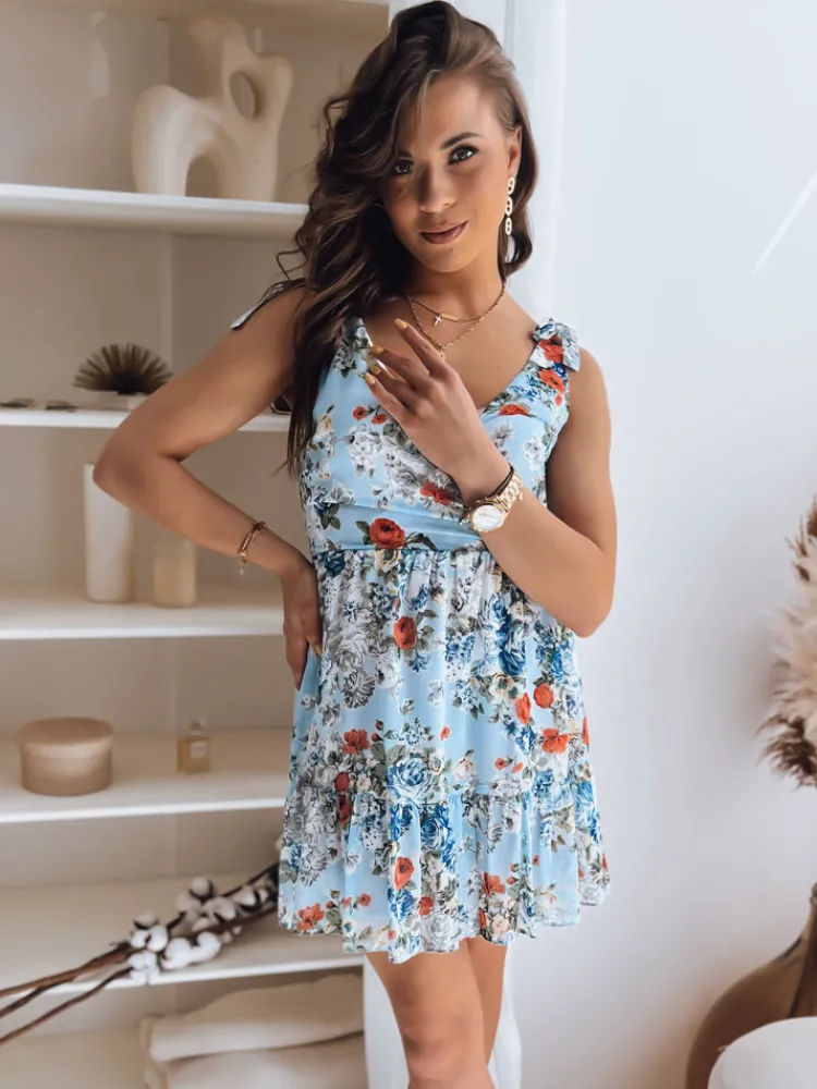 Sukienki>Dstreet Sukienka PRIMOSA błękitna EY2328